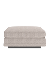 Beige Woven Ottoman | Caracole Fusion | Oroa.com