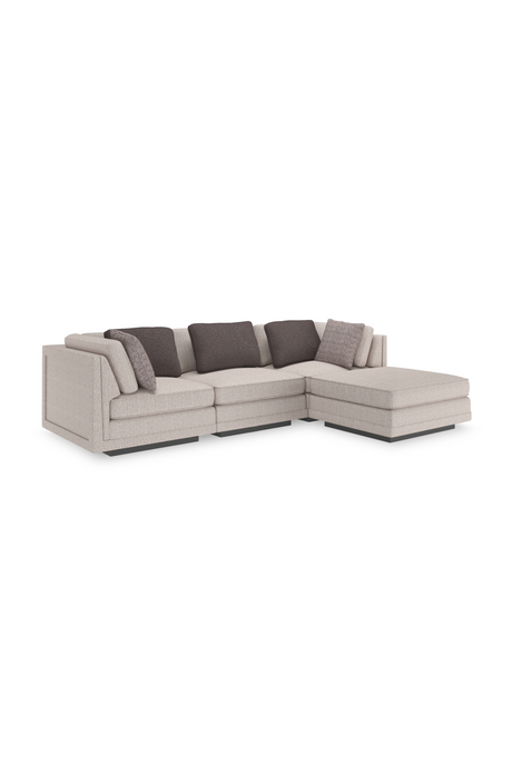 Modern Minimalist Ottoman | Caracole Fusion | Oroa.com