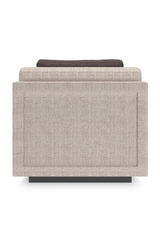 Beige Armless Chair | Caracole Fusion | Oroa.com