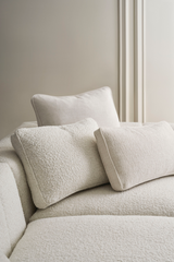 Cream Modern Armless Chair | Caracole Edge | Oroa.com