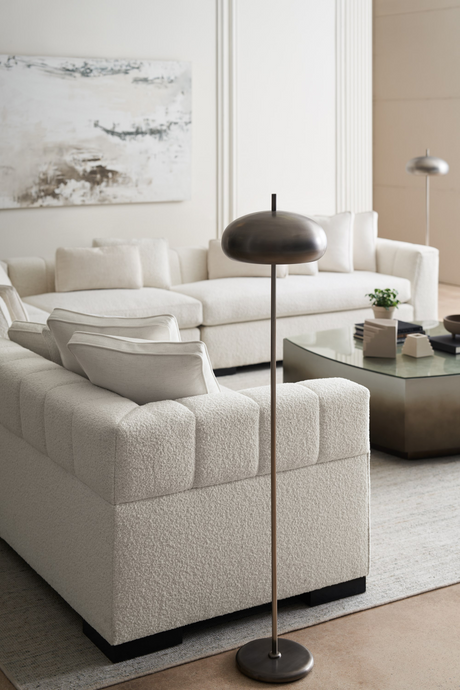 White Modern Sectional Sofa | Caracole Edge | Oroa.com
