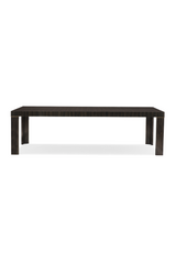 Striated Wood Extendable Dining Table | Caracole Edge | Oroa.com