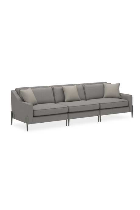 Gray Wool Blend Modular Chair | Caracole Remix | Oroa.com
