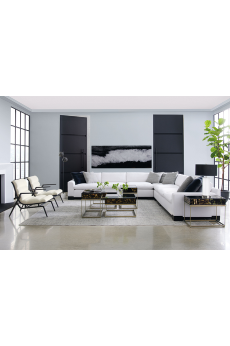 White Modern Modular Sofa | Caracole Refresh