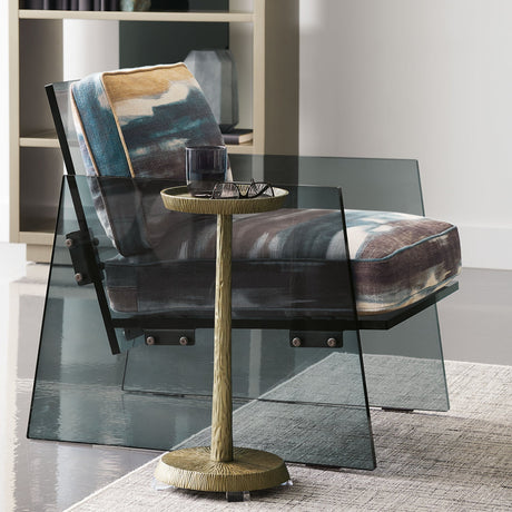 Bronze Metal End Table | Caracole Remix