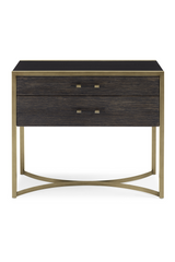 Cerused Oak Modern Nightstand L | Caracole Remix | Oroa.com