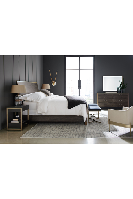 Cerused Oak Modern Nightstand L | Caracole Remix | Oroa.com