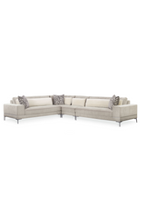 Beige Modern Loveseat | Caracole Repetition | Oroa.com