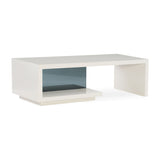 Gray Open-Storage Coffee Table | Caracole Expressions