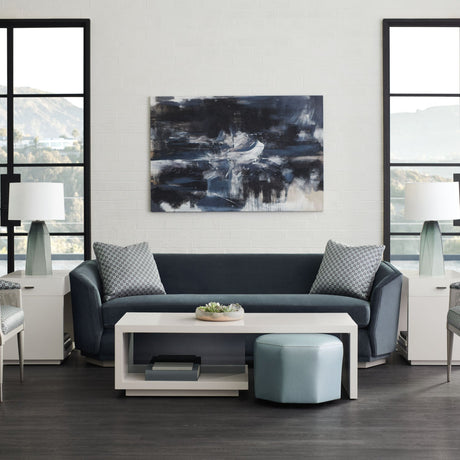 Gray Open-Storage Coffee Table | Caracole Expressions