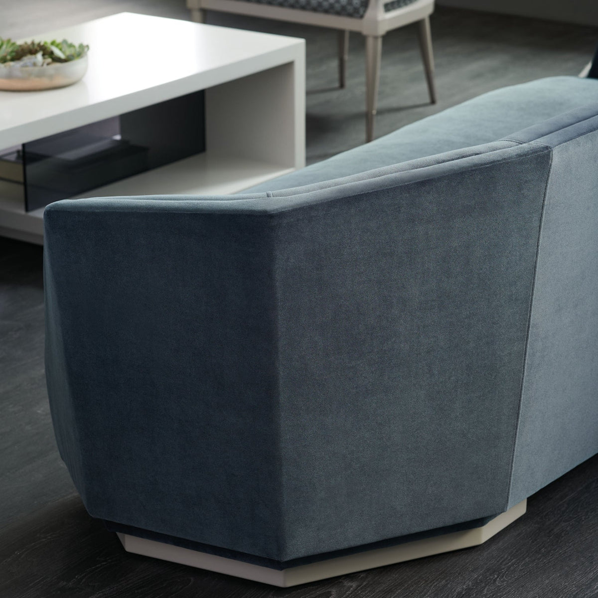 Gray Open-Storage Coffee Table | Caracole Expressions