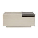 Taupe Lift-Top Coffee Table | Caracole Repetition