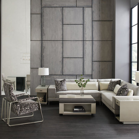 Taupe Lift-Top Coffee Table | Caracole Repetition