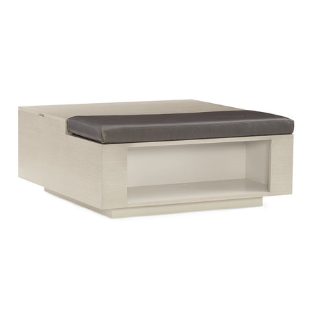 Taupe Lift-Top Coffee Table | Caracole Repetition