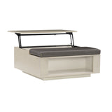 Taupe Lift-Top Coffee Table | Caracole Repetition