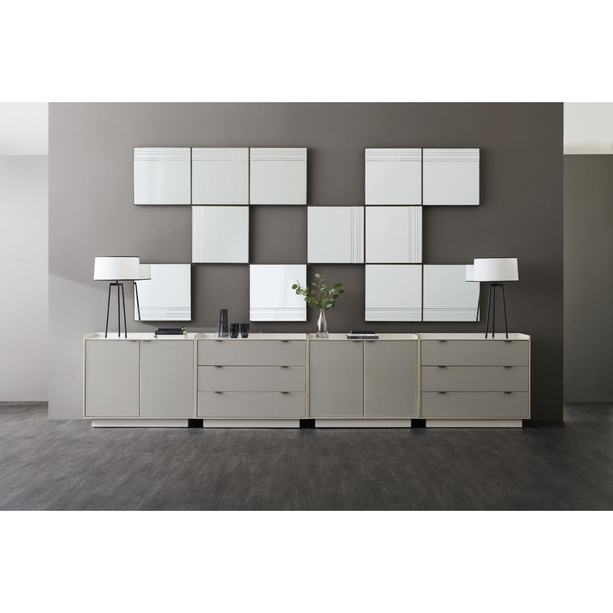 Gray 2-Door Chest | Caracole Expressions
