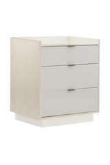 Ash Taupe Modern Nightstand | Caracole Expressions | Oroa.com