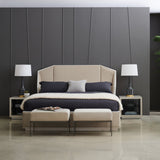Beige Upholstered Bed | Caracole Expressions