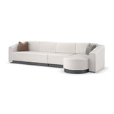 Twill Right-Armed Chaise Lounge | Caracole La Moda