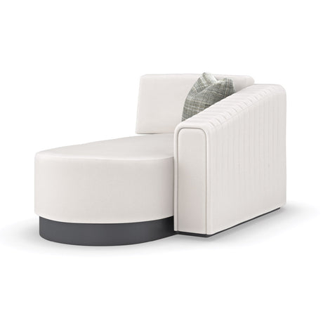 Twill Right-Armed Chaise Lounge | Caracole La Moda