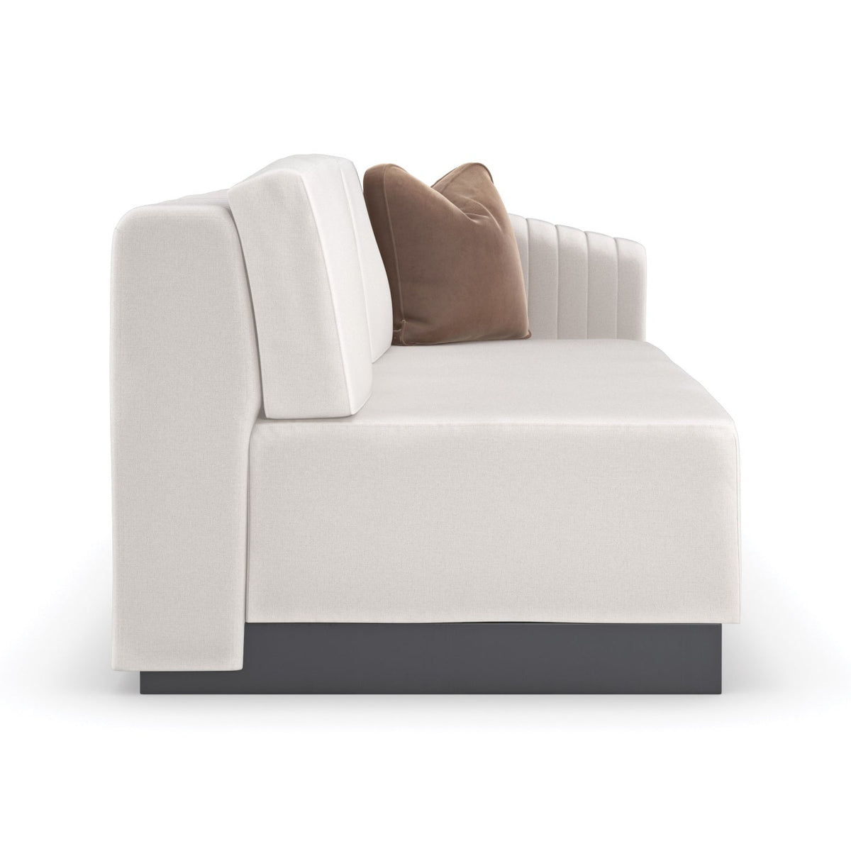 Twill Right-Armed Loveseat | Caracole La Moda