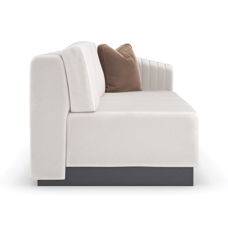 Twill Right-Armed Loveseat | Caracole La Moda