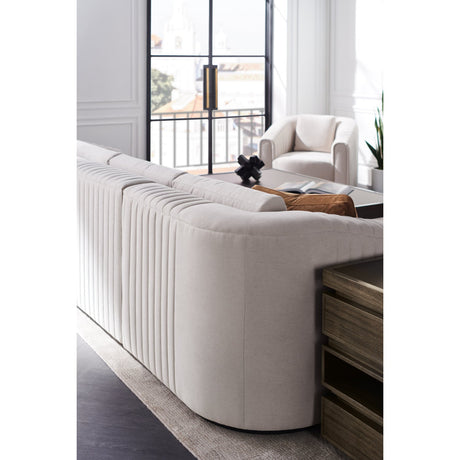 Twill Right-Armed Loveseat | Caracole La Moda