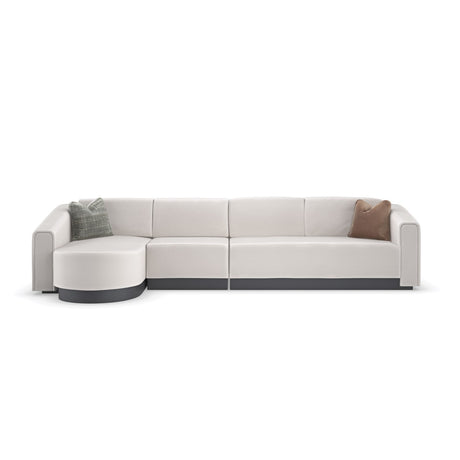 Twill Right-Armed Loveseat | Caracole La Moda