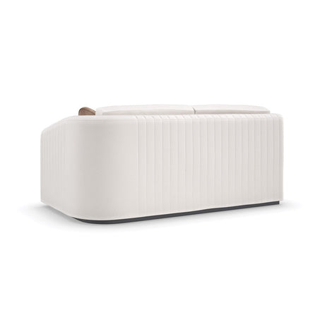 Twill Right-Armed Loveseat | Caracole La Moda