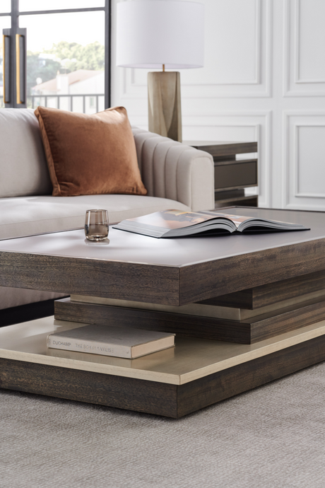 Tiered Wooden Coffee Table | Caracole La Moda | Oroa.com