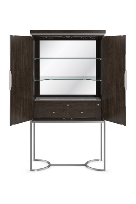 Metal Framed Modern Bar Cabinet | Caracole La Moda | Oroa.com