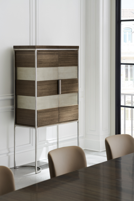 Metal Framed Modern Bar Cabinet | Caracole La Moda | Oroa.com