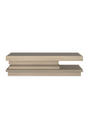 Glass Top Tiered Coffee Table | Caracole La Moda | Oroa.com