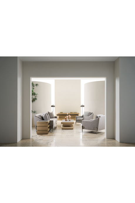 Glass Top Tiered Coffee Table | Caracole La Moda | Oroa.com