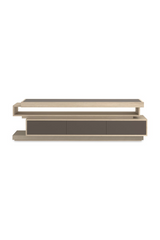 Mirrored Glass 3-Drawer Media Unit | Caracole La Moda | Oroa.com