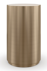 Gold Pillar Spot Table | Caracole Contrast Light | Oroa.com