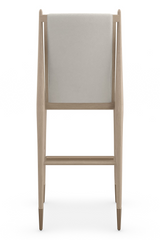 Ivory Bouclé Bar Stool | Caracole Unity | Oroa.com