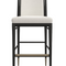 Ivory Bouclé Bar Stool | Caracole Unity | Oroa.com