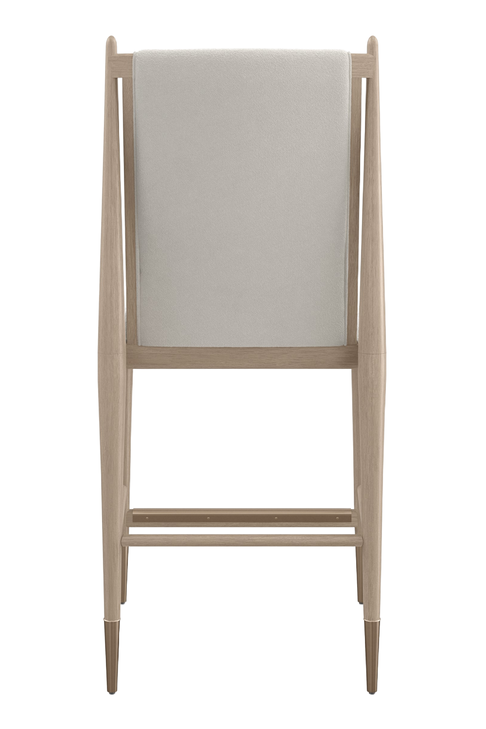 Ivory Bouclé Counter Stool | Caracole Unity | Oroa.com