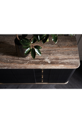 Black Ash 6-Door Dresser | Caracole Rhythm | Oroa.com