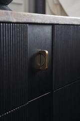 Black Ash 2-Drawer Nightstand | Caracole Rhythm | Oroa.com