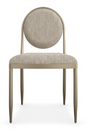 Oval-Back Bouclé Dining Chairs (2) | Caracole Capri | Oroa.com