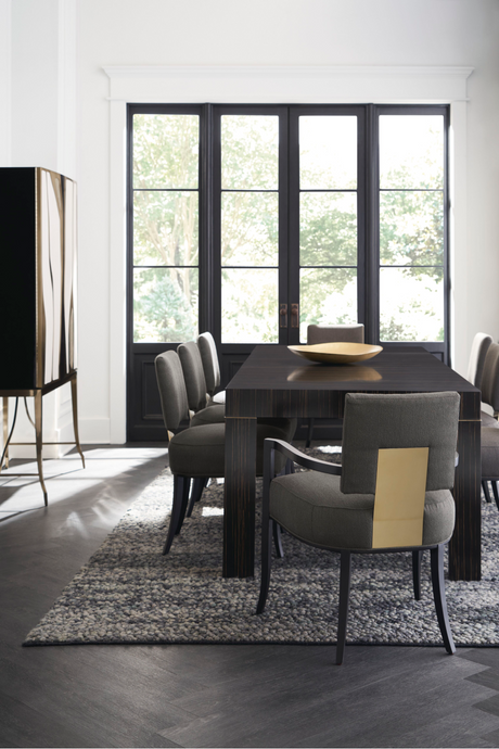 Metallic Modern Bar Cabinet | Caracole Uptown | Oroa.com