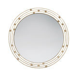 Solid Brass Round Mirror | Caracole The Galaxy
