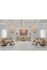 Metallic Leaf Coffee Table | Caracole Come Oval Here