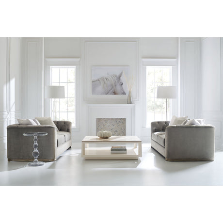 Gray Tufted Sofa | Caracole Tuft