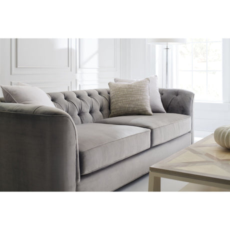Gray Tufted Sofa | Caracole Tuft