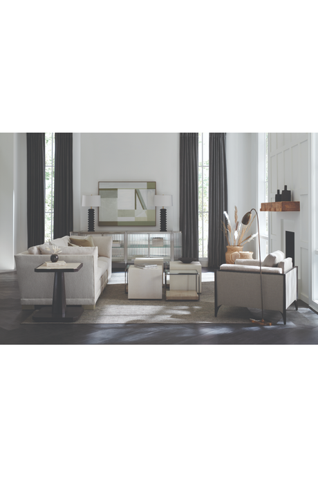 Modern Chenille Modular Sofa | Caracole Deep Retreat | Oroa.com