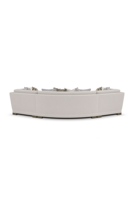 Modern Chenille Modular Sofa | Caracole Deep Retreat | Oroa.com