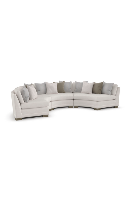 Modern Chenille Modular Sofa | Caracole Deep Retreat | Oroa.com